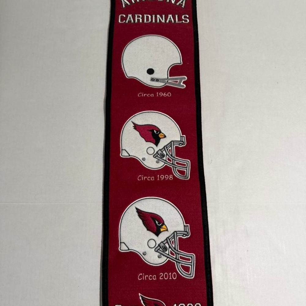 NFL Arizona Cardinals Winning Streak Wool Sports Banner Flag Vintage #A115